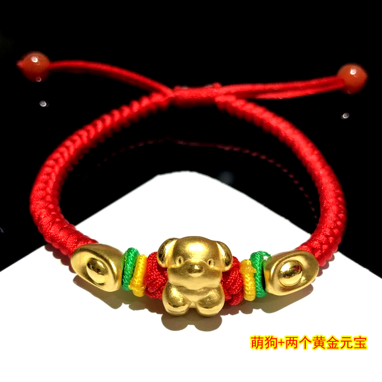 黃金手鏈編織網紅款屬相：黃金手鏈款式怎麼選
