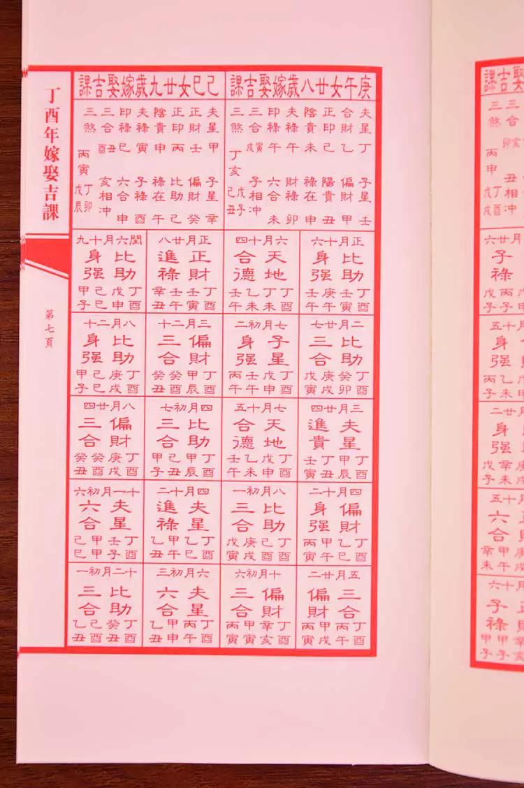 5、萬年曆黃曆通勝:萬年曆與黃曆有什麼區別