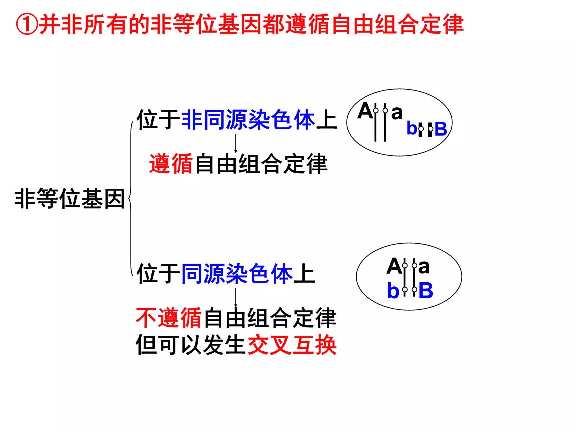 2、某個基因型個體無法婚配:只有同種基因型的個體間才舉行