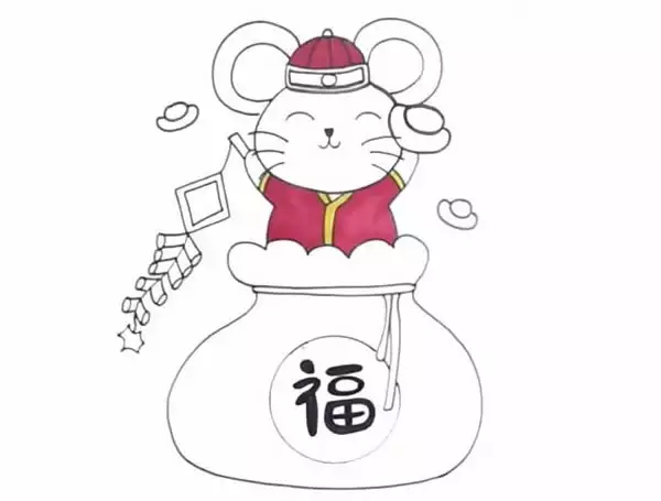 簡單又漂亮的簡筆畫年畫：教師怎麼畫簡單又漂亮