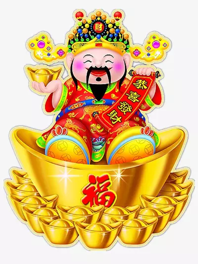 5、財神爺圖片大全:財神爺的圖像？