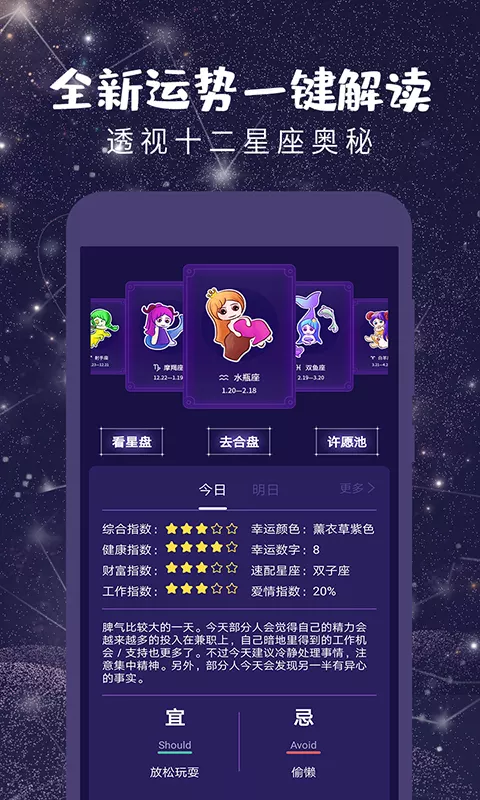 3、運勢查詢免費查詢:免費運勢查詢
