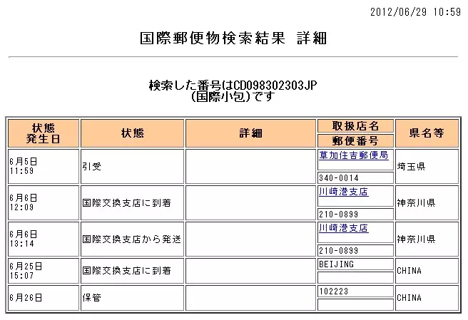 4、用中國郵政的海運寄包裹到日本東京，價格和時間是多少？謝謝！
