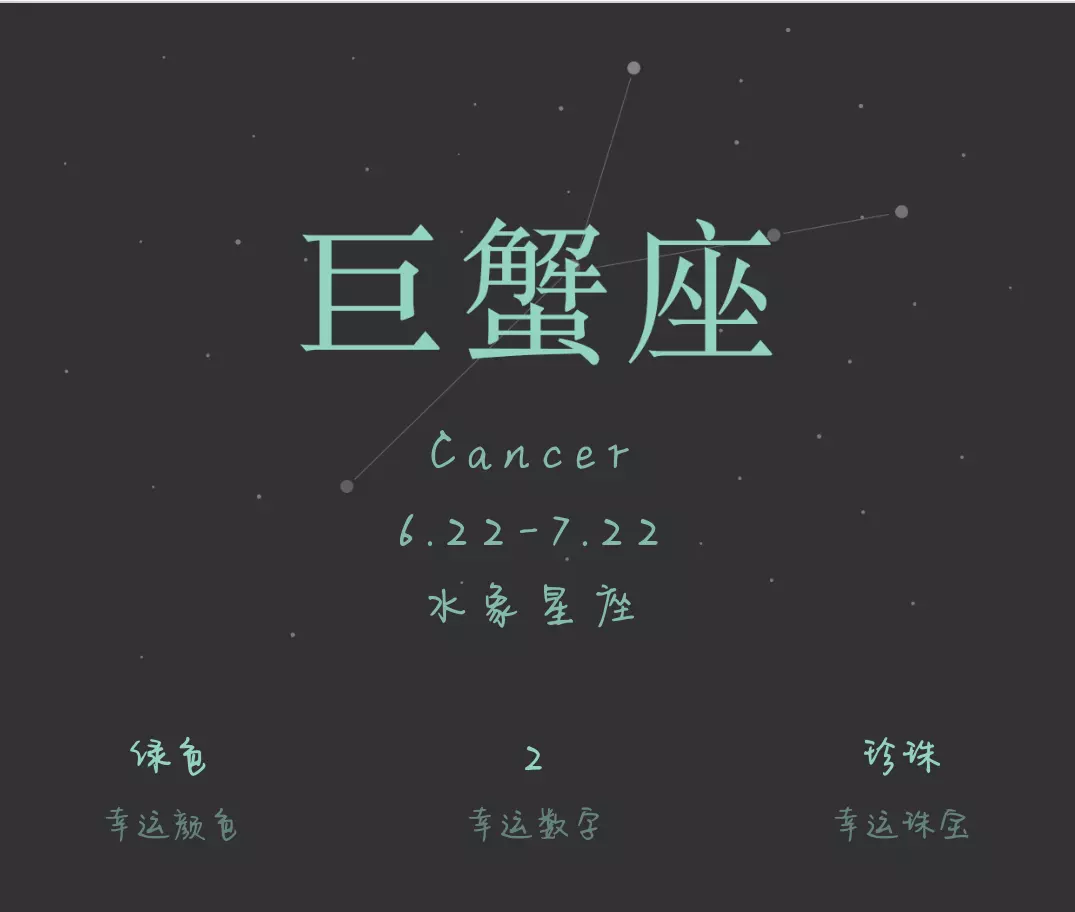 4、第九宮落入巨蟹座二婚配偶什麼樣:什麼星座跟巨蟹座最相配？