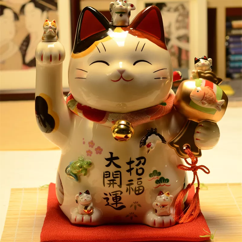 3、招財圖片可愛型的:招財的紋身都有哪些圖片