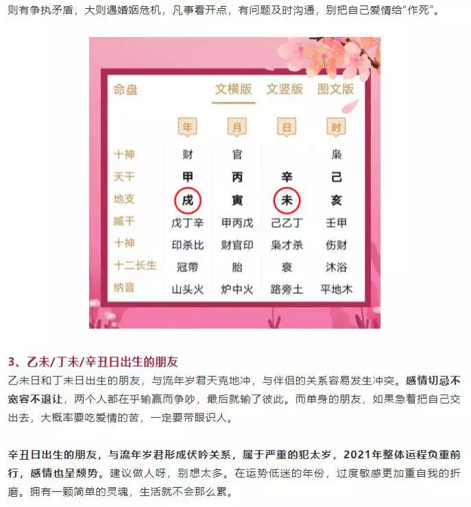 1、測試自己年桃花運:年桃花運遇到真愛生肖