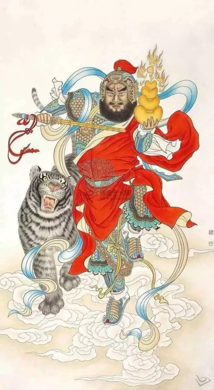 1、財神圖片大全:財神爺龕圖片