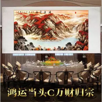 3、八方聚財山水畫微信頭像:什麼微信頭像能帶來好運？