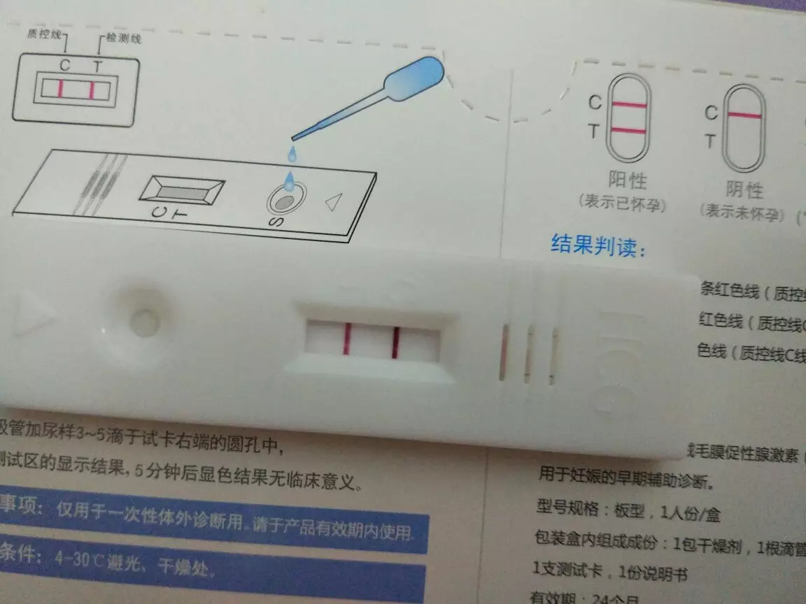 驗孕棒c深t淺是什麼意思：驗孕棒T杠顏色深，C杠顏色較淺是懷孕了嗎？