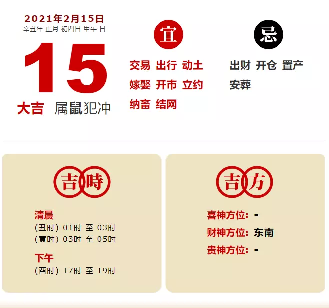 2021年2月15號沖什麼屬相：2021年沖太歲的屬相有哪幾個