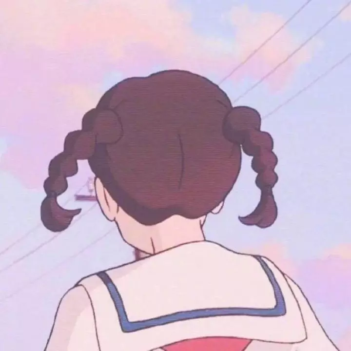 適合永久做頭像的圖片女卡通：有沒有適合這張圖的情侶頭像、、、