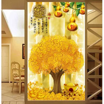 3、發財樹風景圖片:發財樹開花圖片