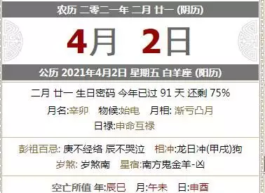 年2月21號的屬相：年1月2l日屬什麼？