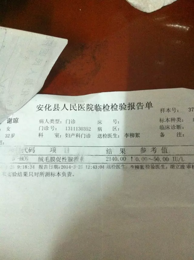 hcg值與單雙胎對照表：，HCG翻倍的問題