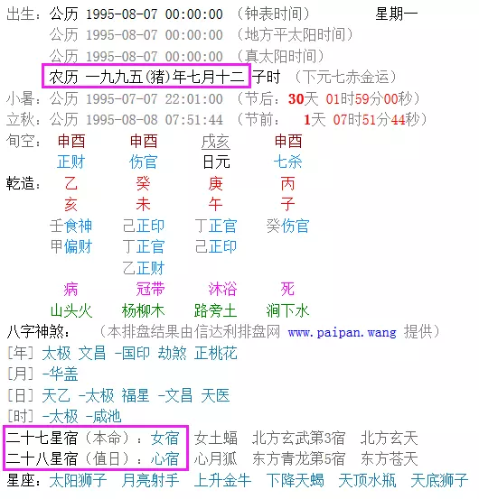 2、合盤值日星宿查詢:合盤值日怎麼看