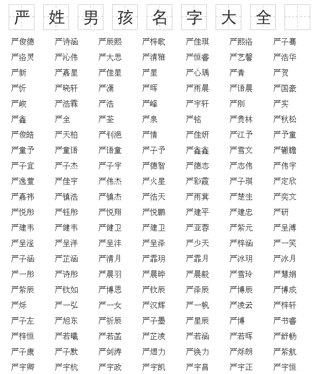 5、個好聽的男孩名字小名:求幾個好聽的小男孩名字