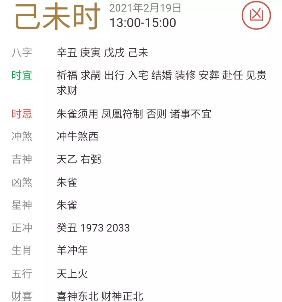 2021年2月22日什麼屬相相衝：2021年躲春的具體時辰
