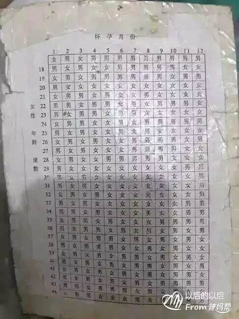 年清宮表圖片：怎麼清楚幾月分生男生女？