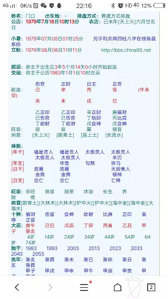 6、運勢查詢:怎樣知道自己中什麼時候運氣最旺