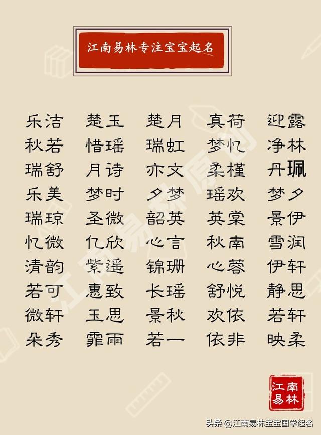 女孩漂亮有涵養的名字四個字：女孩名字大全好聽的有涵養的