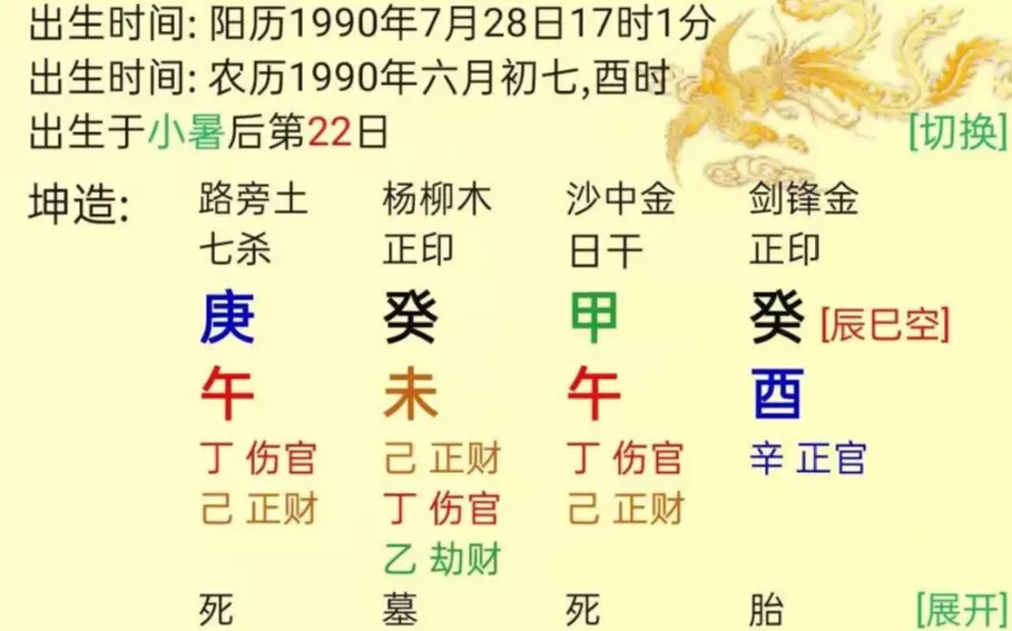 5、免費算命年事業:算命年運勢