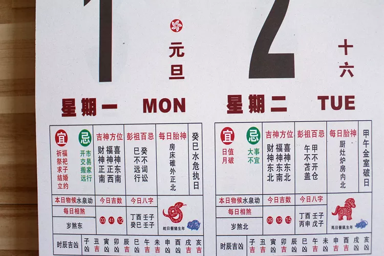 3、宜忌日曆查詢:日曆上的宜忌提醒是怎麼算出來的？