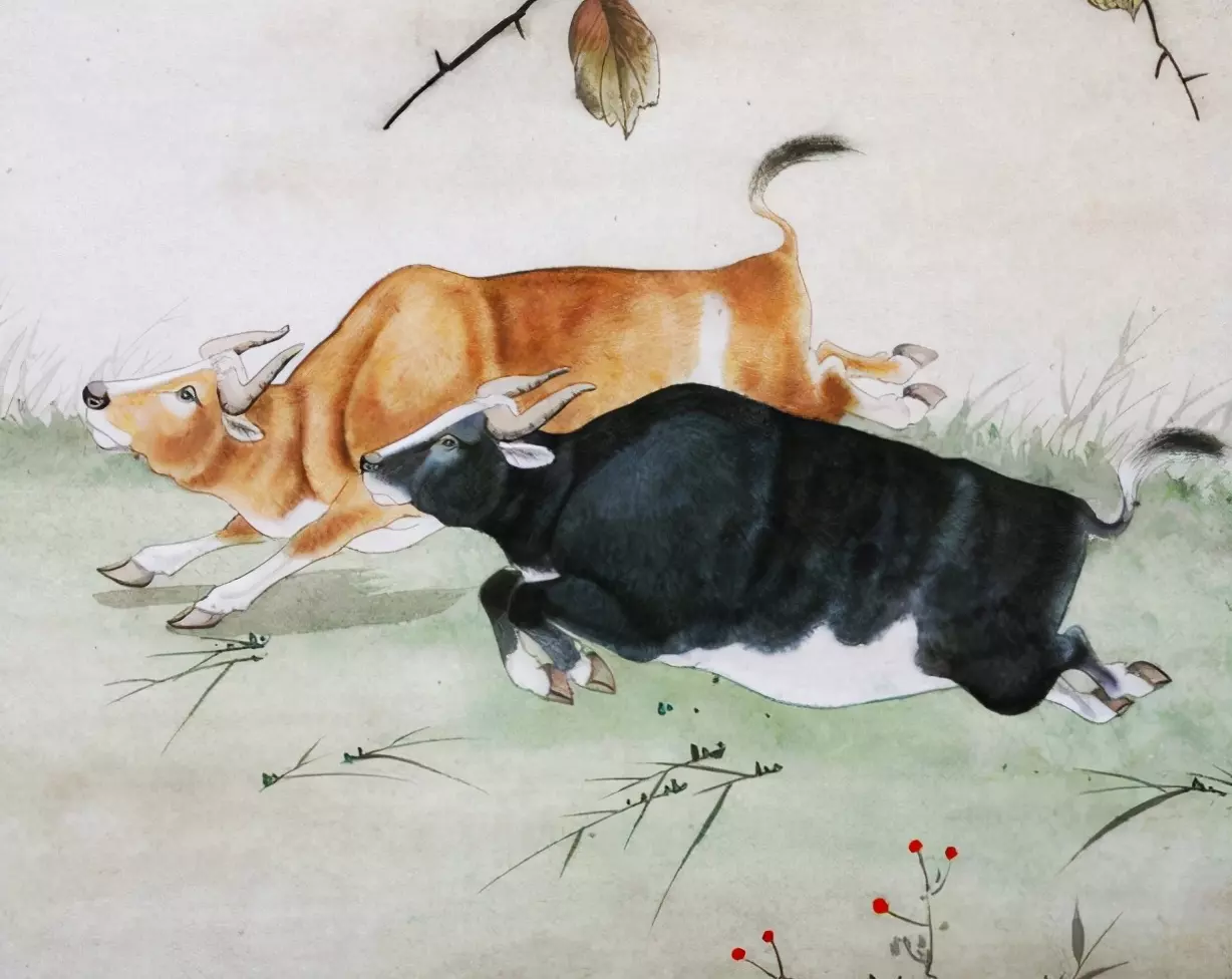良田千畝牛功勞打一屬相：三晉雲山皆北面，四面環水一鈞翁。猜一生肖