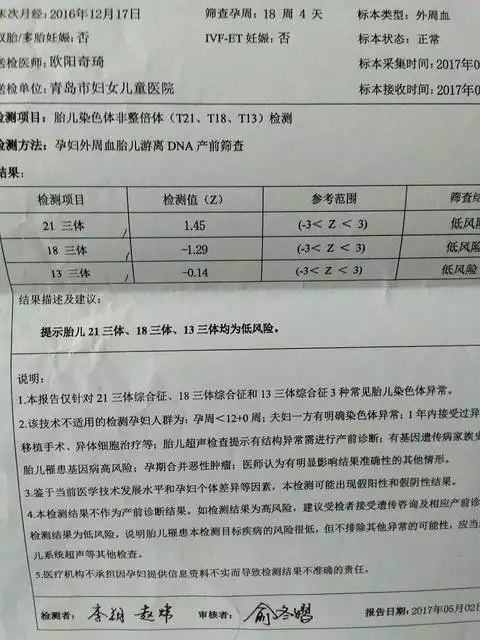 3、無創18看男女已生驗證:無創看男女怎麼看