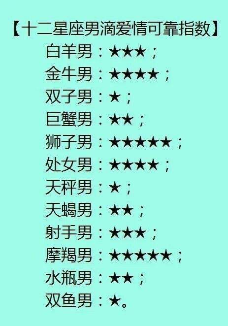 1、十二星座婚配配對:十二星座的配對組合是？