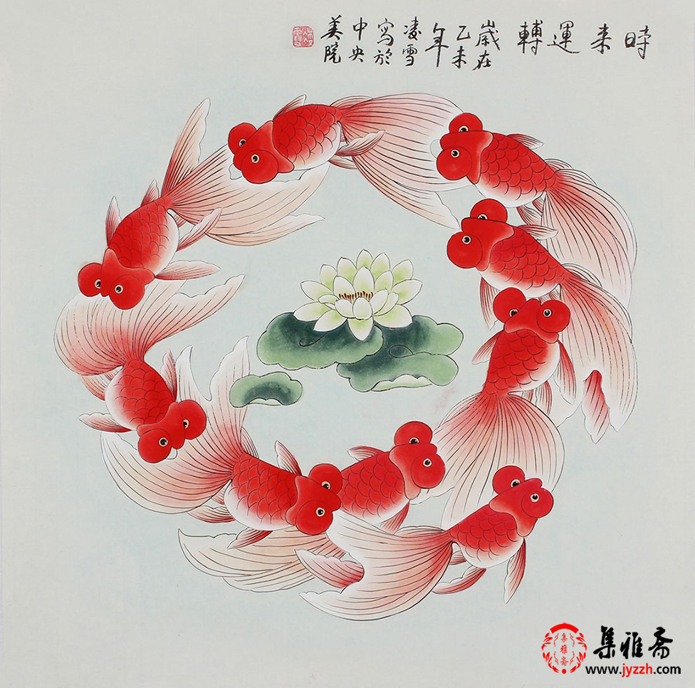 2、真正的九魚圖:九魚圖寓意是什麼？