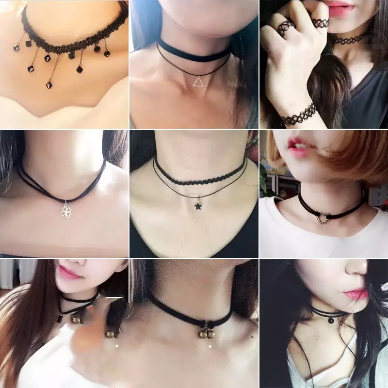 2、女人脖子上戴什麼首飾好:圖中女子脖子上佩戴的飾品叫什麼？