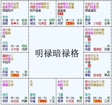 2、斗數現代大富格局:斗數：這是什麼格局，請詳細解釋下，請勿複製，謝謝！