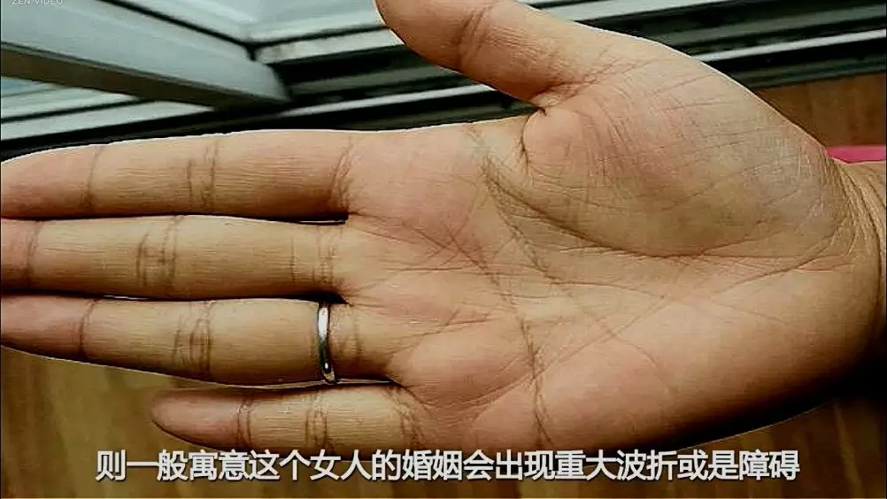 1、婚姻線怎麼看女人:怎麼看婚姻線和子女線
