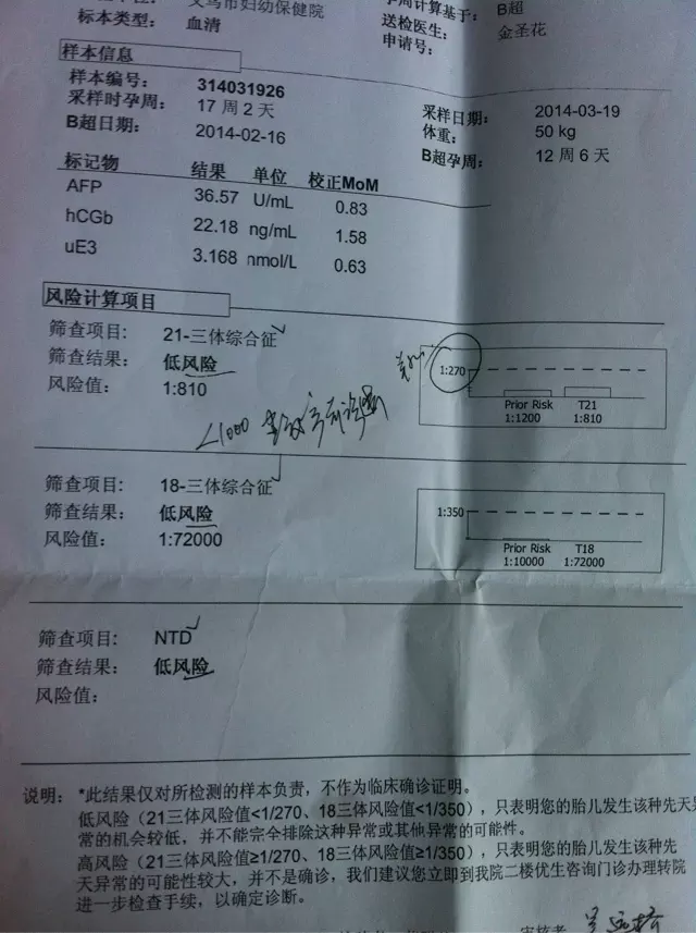 已生的無創dna單子：聽說無創dna結果可以看男女寶寶嗎