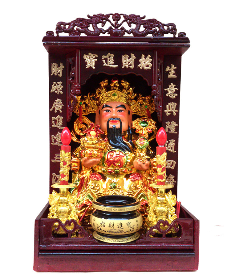 3、財神像圖片大全:我想換尊新的財神像 舊的神像怎麼處理