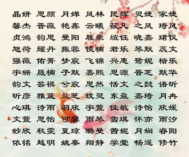 1、取名字大全免費查詢:在線起名字大全免費