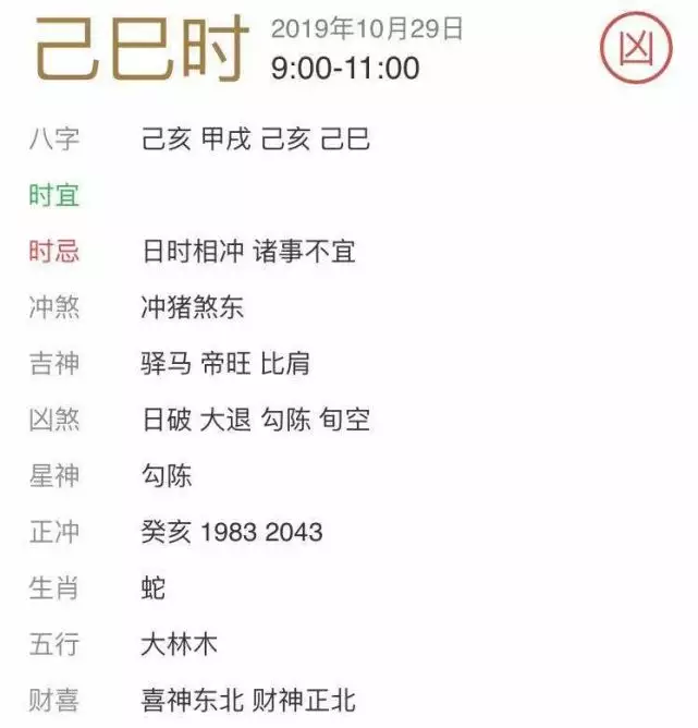 黃道日沖屬相怎麼回事：萬年曆黃道吉日