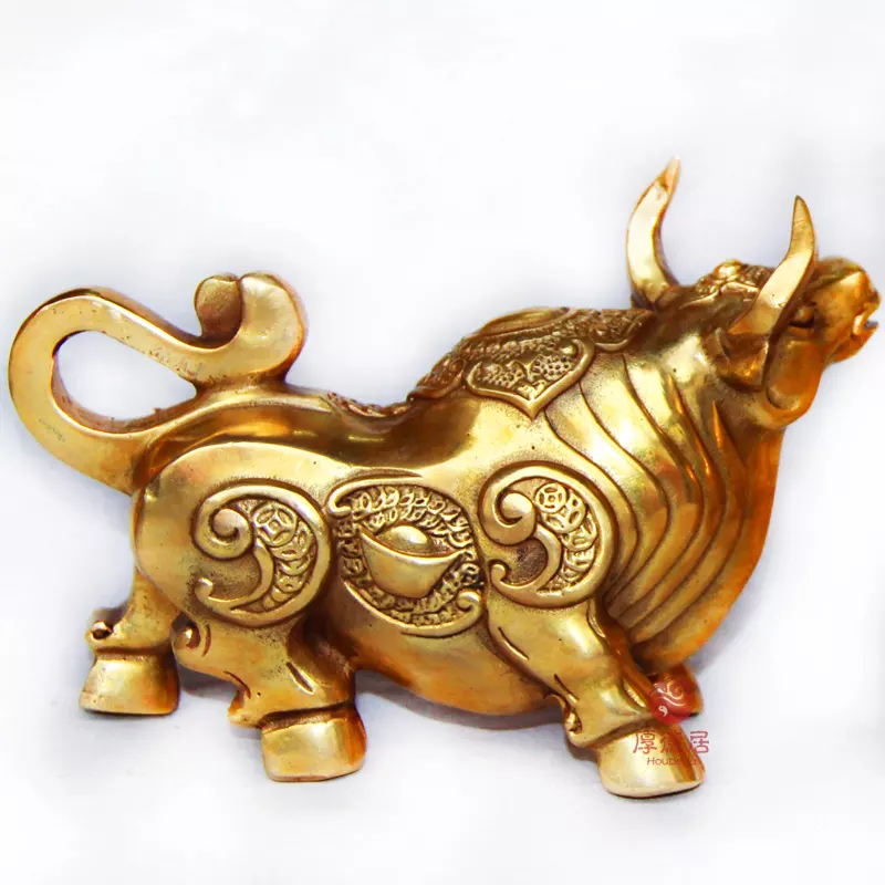 古代屬相銅牛的小吊墜若干錢：屬鼠的人用銅牛做祥瑞物行嗎?