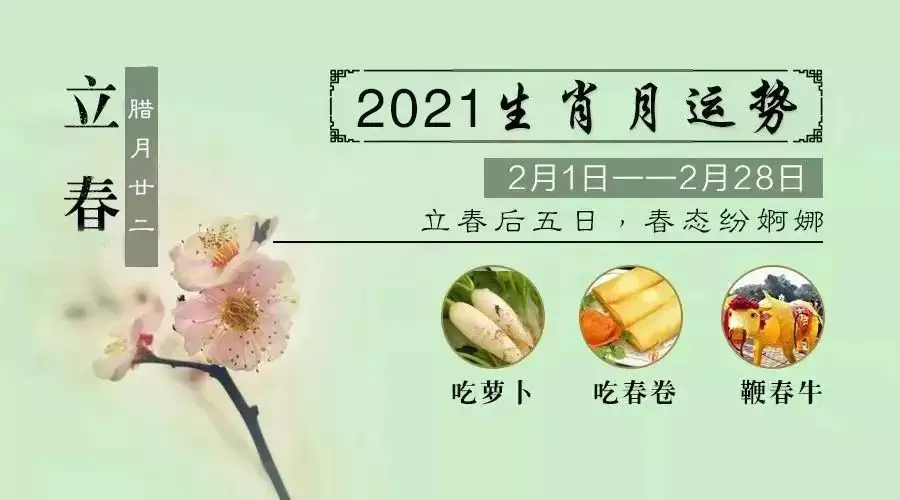 年每月對應屬相：十二生肖年運勢及運程每月運程