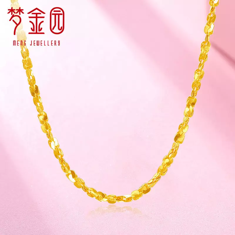 1、女士黃金項鏈款式:女士戴金際珠寶什麼款式的黃金項鏈好?