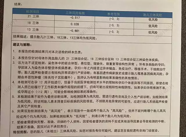 6、無創18看男女已生驗證:無創DNA檢測數據18高於13和21是還是女寶