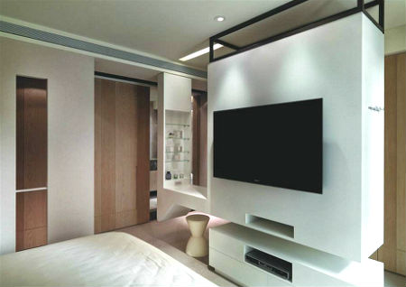 电视对着床风水好吗