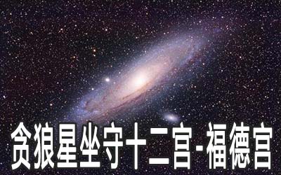 贪狼星坐守十二宫：福德宫详解