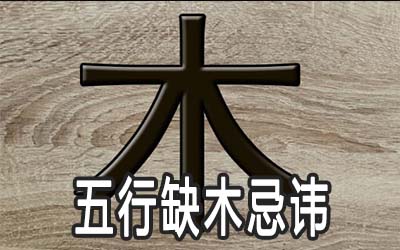 五行缺木的人忌讳什麽