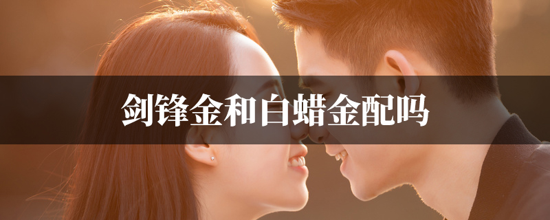 剑锋金和白蜡金配吗