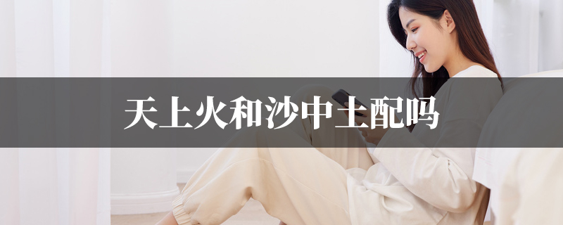 天上火和沙中土配吗