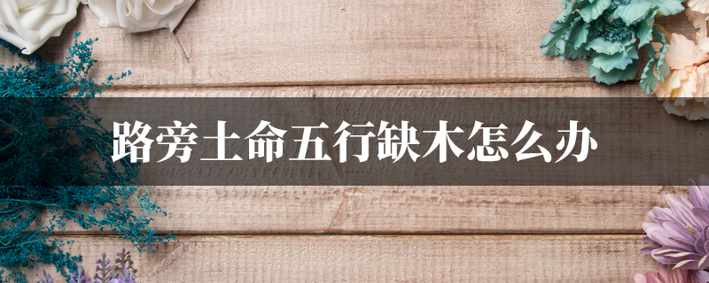  路旁土命五行缺木怎麽办