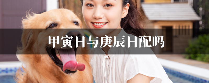 甲寅日与庚辰日配吗
