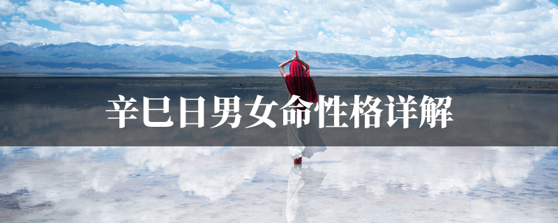 辛巳日男女命性格详解