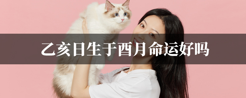 乙亥日生于酉月命运好吗
